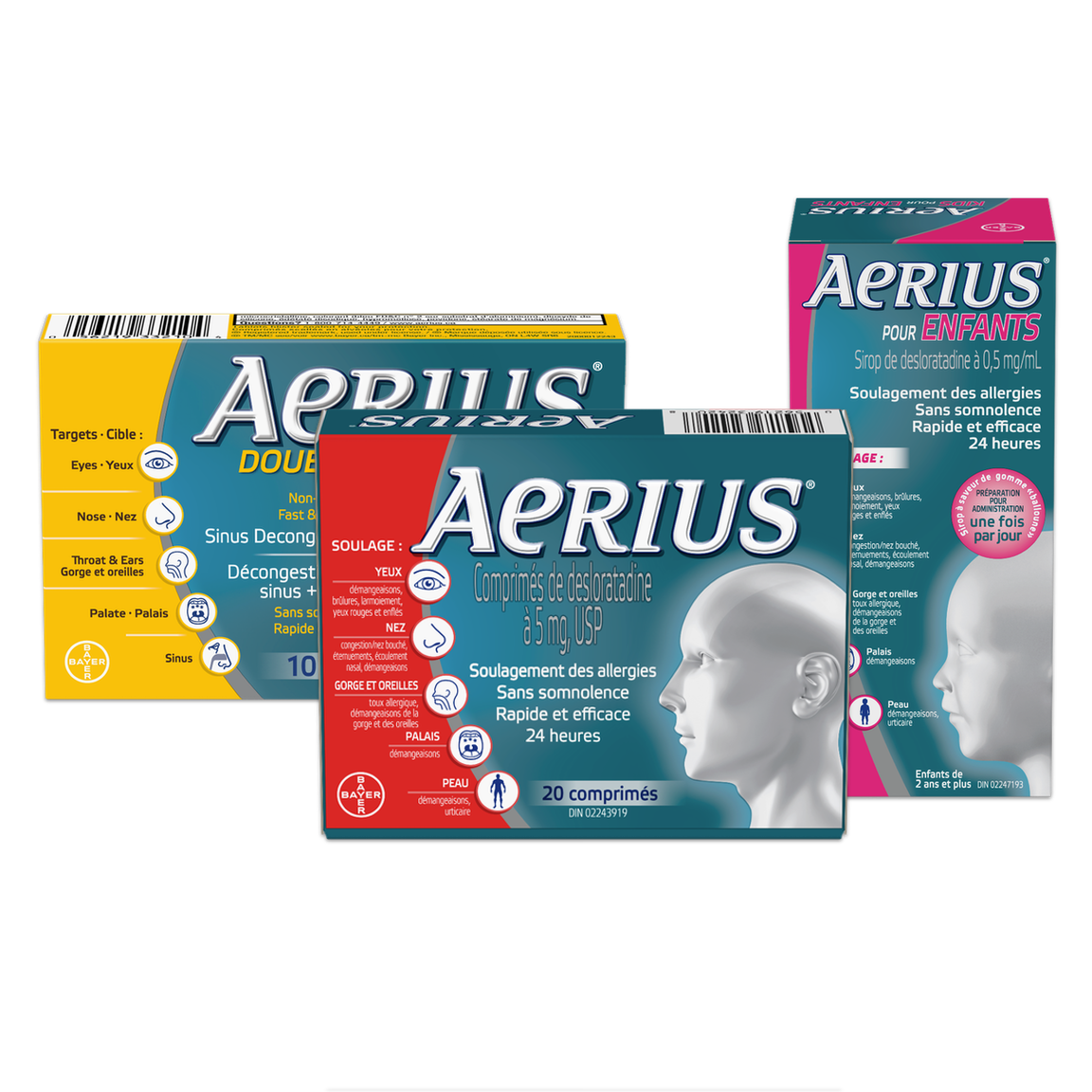 AERIUS – Trouver un produit